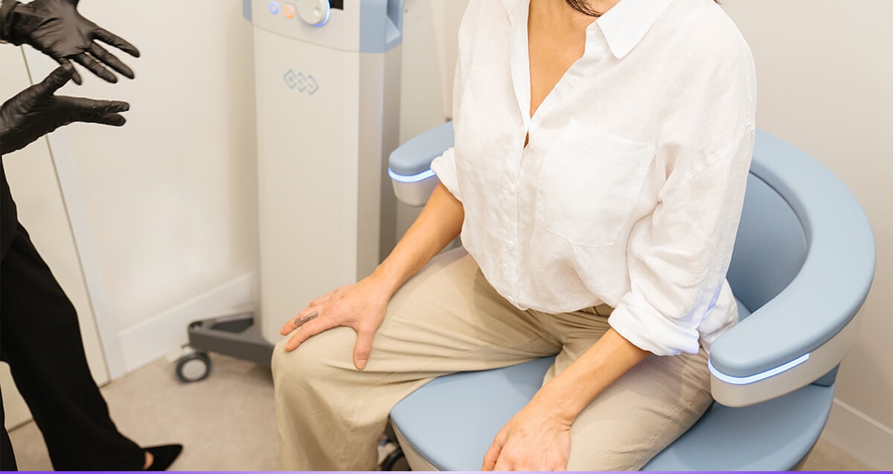 The EMS Pelvic Floor Chair at Revive Hub